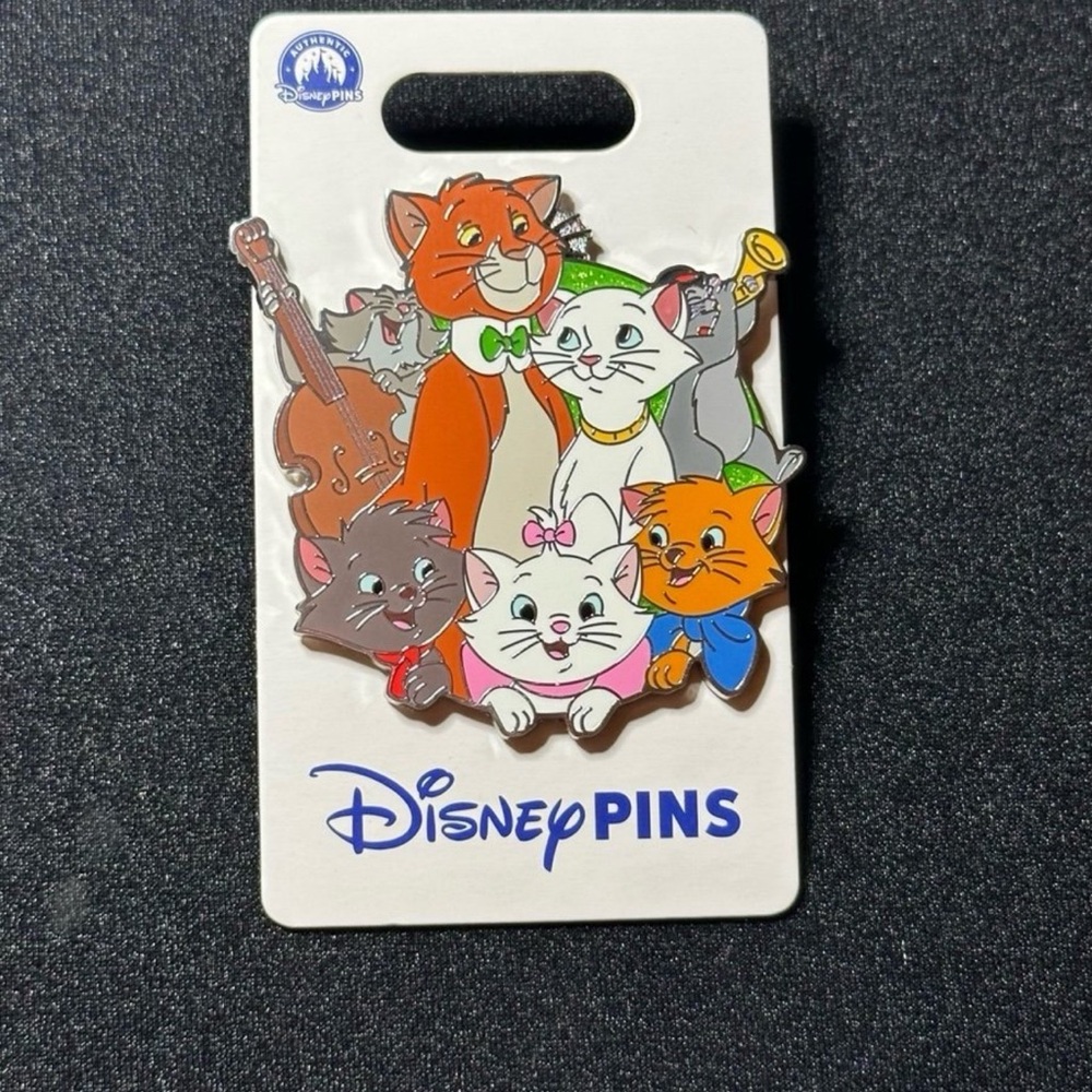 Disney Small Pets Orange and White Enamel Pin